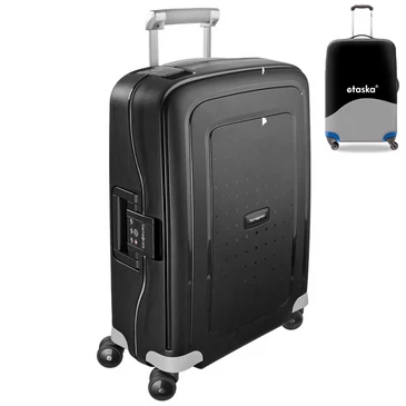 Samsonite S-Cure Spinner bőrönd 55 cm-es kabinbőrönd  ajándék bőröndhuzattal