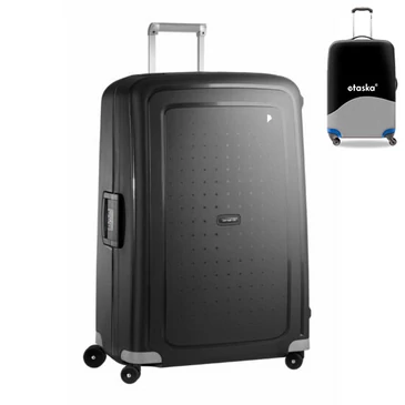 Samsonite S-Cure Spinner bőrönd 81 cm-es ajándék bőröndhuzattal