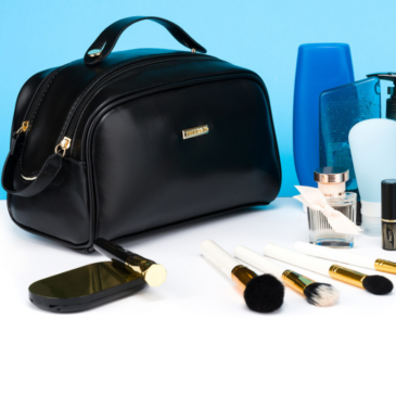 Peterson Vízálló kozmetikai táska fekete színben