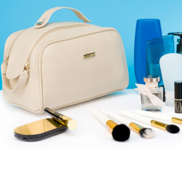Peterson Vízálló kozmetikai táska bézs színben