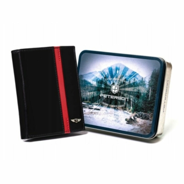 Peterson Valódi bőr Pénztárca RFID védelemmel