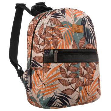 Tágas női városi hátizsák divatos mintában