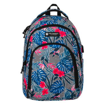 Sokzsebes hátizsák USB töltővel Peterson-Amsterdam