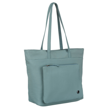 Stílusos női válltáska farmerkék színben