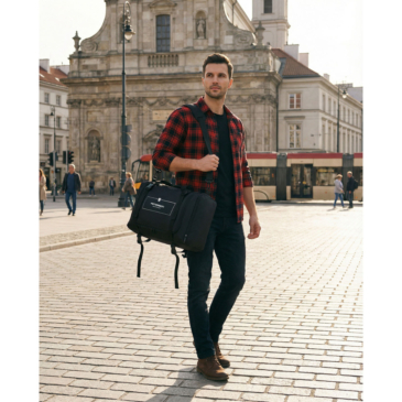 3 Funkciós hátizsák/utazótáska hosszú pánttal Wizz Air és Új Ryanair méretben 40 x 30 x 20 cm