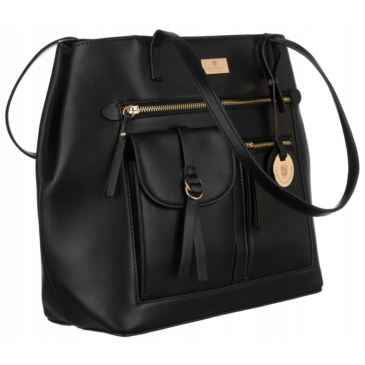 Táska öko bőrből PTN TOR-ALE-4 Fekete