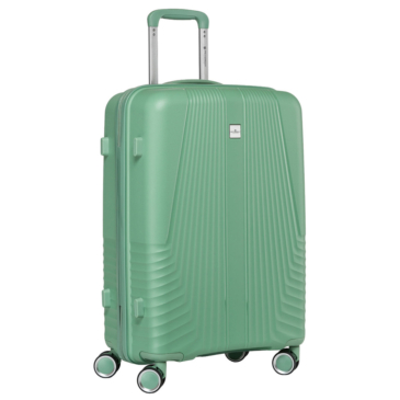 Peterson vízálló nagyméretű bőrönd zöld színben TSA számzárral 70 x  47 x 29 cm