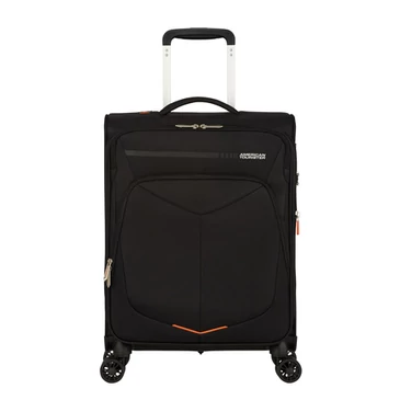 American Tourister Summerfunk Spinner Bővíthető Kabinbőrönd 55 cm Black