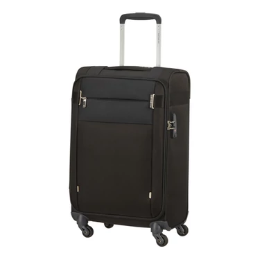 Samsonite Citybeat Spinner Kabinbőrönd 55cm Black 5 év garancia