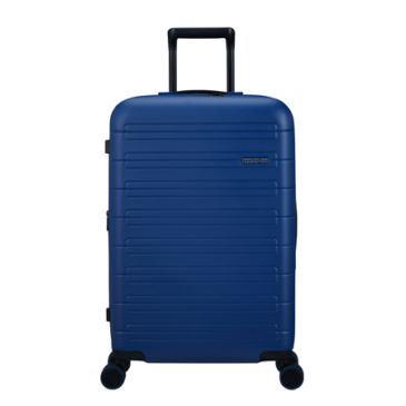 American Tourister Novastream bővíthető Spinner bőrönd 67 Sötétkék 3 év garancia