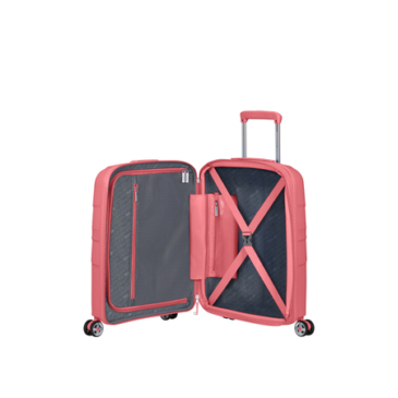 American Tourister Starvibe Spinner Kabinbőrönd 55cm Coral 3 év garancia