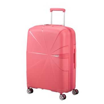 American Tourister Starvibe Spinner Bővíthető Bőrönd 67cm Coral 3 év garancia