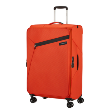 Litebeam Spinner Bővíthető bőrőnd 77 cm 5 év garancia Narancs