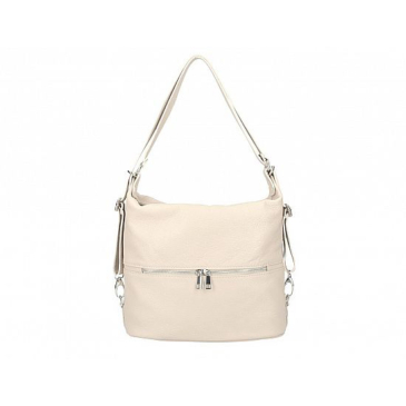 Valódi bőr női táska és hátizsák bézs színben S7151 Beige