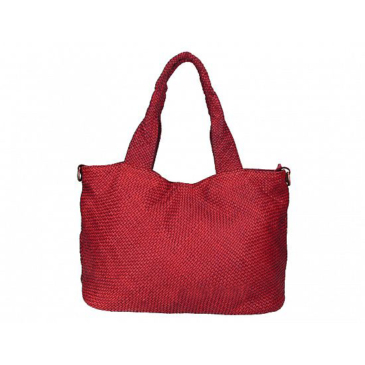 Valódi bőr női válltáska piros színben S7216 Red