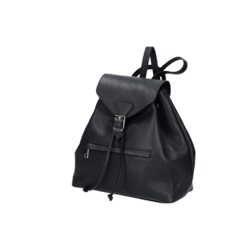 Valódi bőr női hátizsák fekete színben S7223 Black
