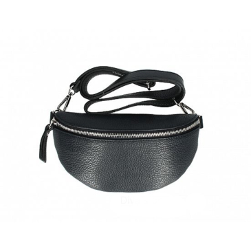 Valódi bőr női övtáska fekete színben TR213 Black
