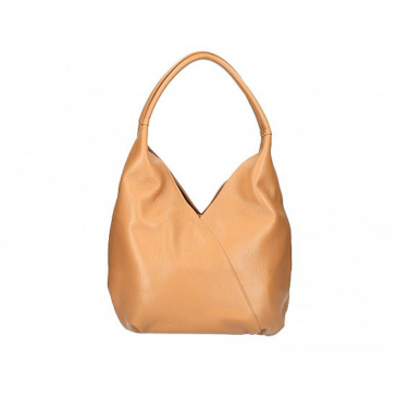Valódi bőr női válltáska konyak színben S7204 Cognac