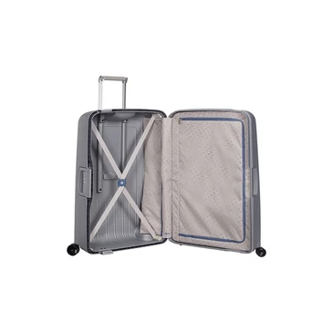 Samsonite S-Cure Spinner bőrönd 69 cm-es ajándék bőröndhuzattal