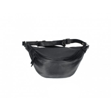 Valódi bőr női oldaltáska fekete színben TR247 Black