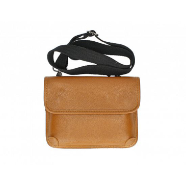 Valódi bőr női válltáska konyak színben TR208 Cognac