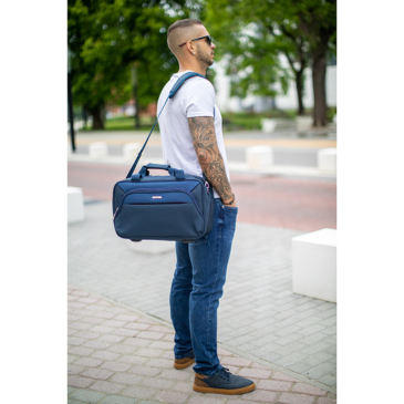 Bontour Fedélzeti táska 40 x 25 x 20 cm Ryanair méret kék színben