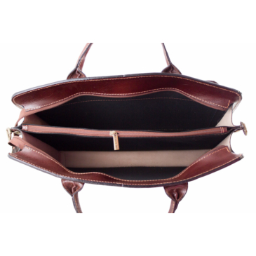 Valódi bőr aktatáska fekete színben