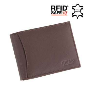 GIULIO valódi bőr férfi pénztárca  RFID rendszerrel ( 8 kártyatartó )