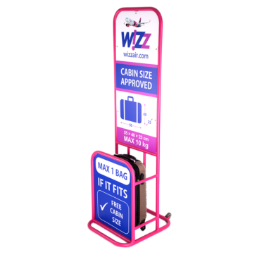 Leonardo Da Vinci  WIZZAIR RYANAIR méretű kabinbőrönd 55 x 40 x 20 cm sötétkék színben