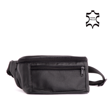 Valódi bőr brifkó övtáska L