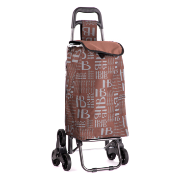 Gurulós lépcsőjáró bevásárlókocsi kihajtható ülőkével