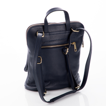 Valódi bőr női Ipad tartós hátizsák &quot; S méret fekete színben S7139 Black