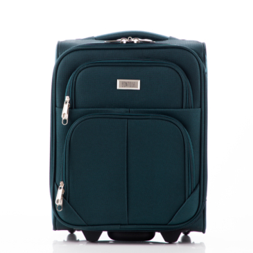 Kis méretű kabinbőrönd zöld színben Méret: 40 cm × 30 cm × 20 cm