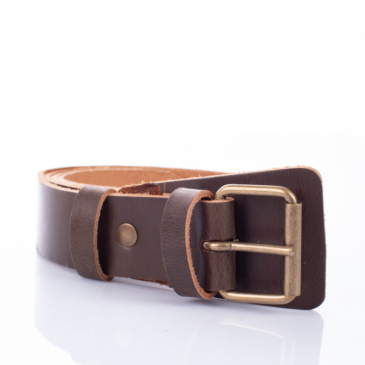 Valódi marhabőr férfi öv barna 145 cm