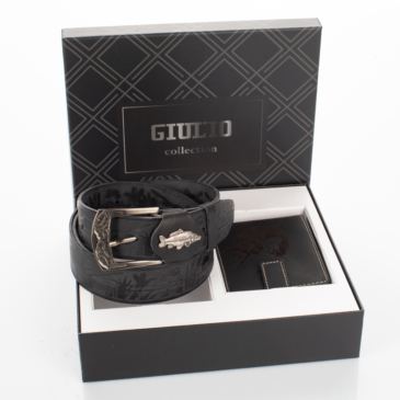 GIULIO horgász pénztárca és horgász öv ajándékcsomag