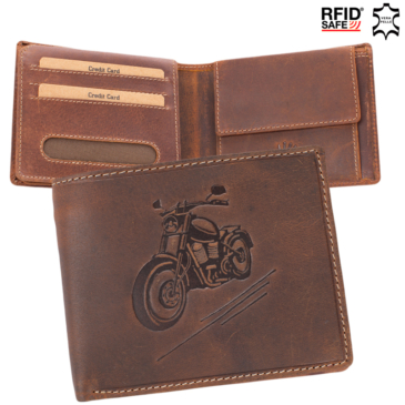 Giulio Motoros pénztárca  RFID rendszerrel