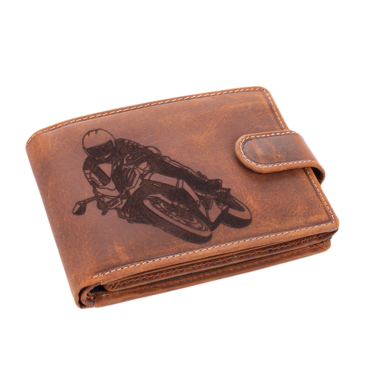 Giulio Motoros pénztárca bőr díszdobozban RFID rendszerrel