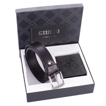 GIULIO lovas pénztárca és öv ajándékcsomag