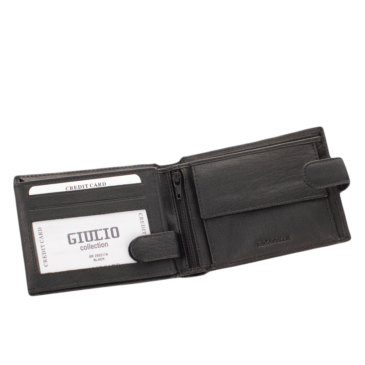 Motoros bőr férfi pénztárca díszdobozban