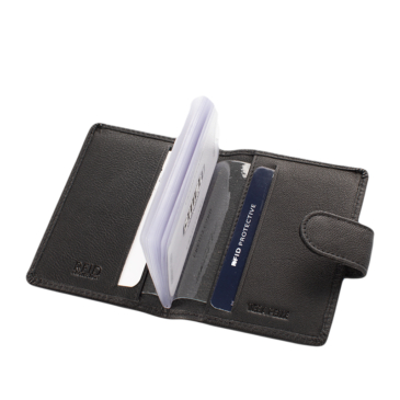 GIULIO Valódi bőr kártyatartó RFID védelemmel