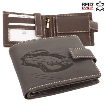 Giulio Autós pénztárca bőr díszdobozban RFID rendszerrel 