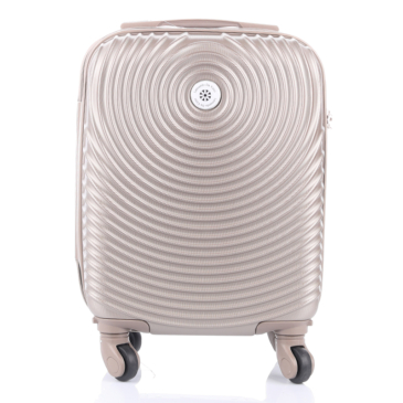 LEONARDO DA VINCI Bőrönd kabin XS méret kivehető kerékkel Keményfalú WIZZ ingyenes kabinbőrönd