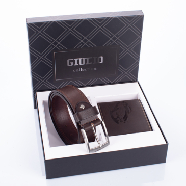 GIULIO autós pénztárca és öv ajándékcsomag