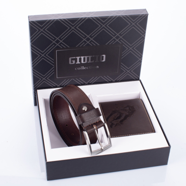 GIULIO motoros pénztárca és öv ajándékcsomag