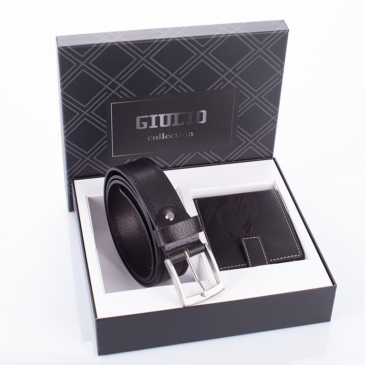 GIULIO autós pénztárca és öv ajándékcsomag
