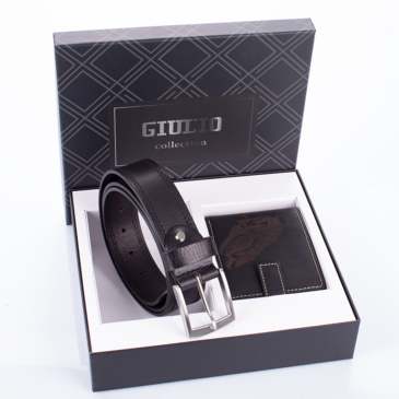 GIULIO motoros pénztárca és öv ajándékcsomag