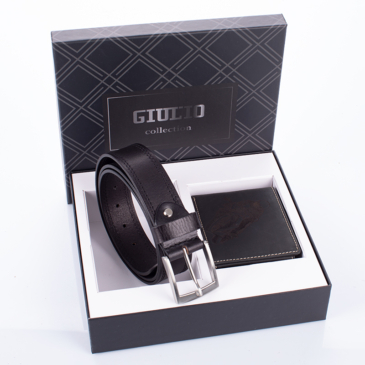 GIULIO motoros pénztárca és öv ajándékcsomag