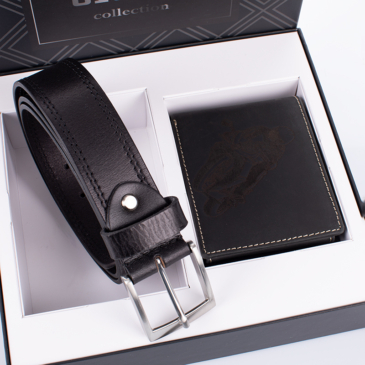 GIULIO motoros pénztárca és öv ajándékcsomag