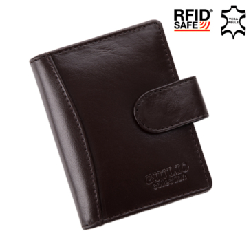 GIULIO COLLECTION valódi bőr kártyatartó RFID rendszerrel 