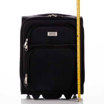 Kis méretű kabinbőrönd camel színben